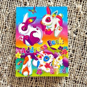 Vintage Lisa Frank, Pocket Size Bunny Address Book